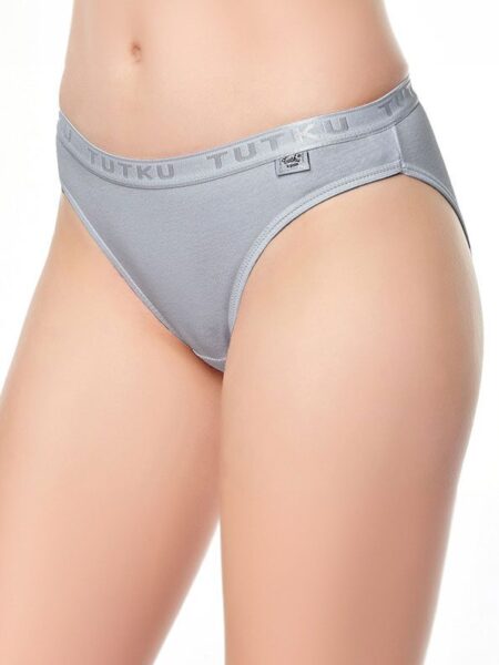 Tutku Kadın Yazılı Geniş Bel Lastikli Bikini Külot
